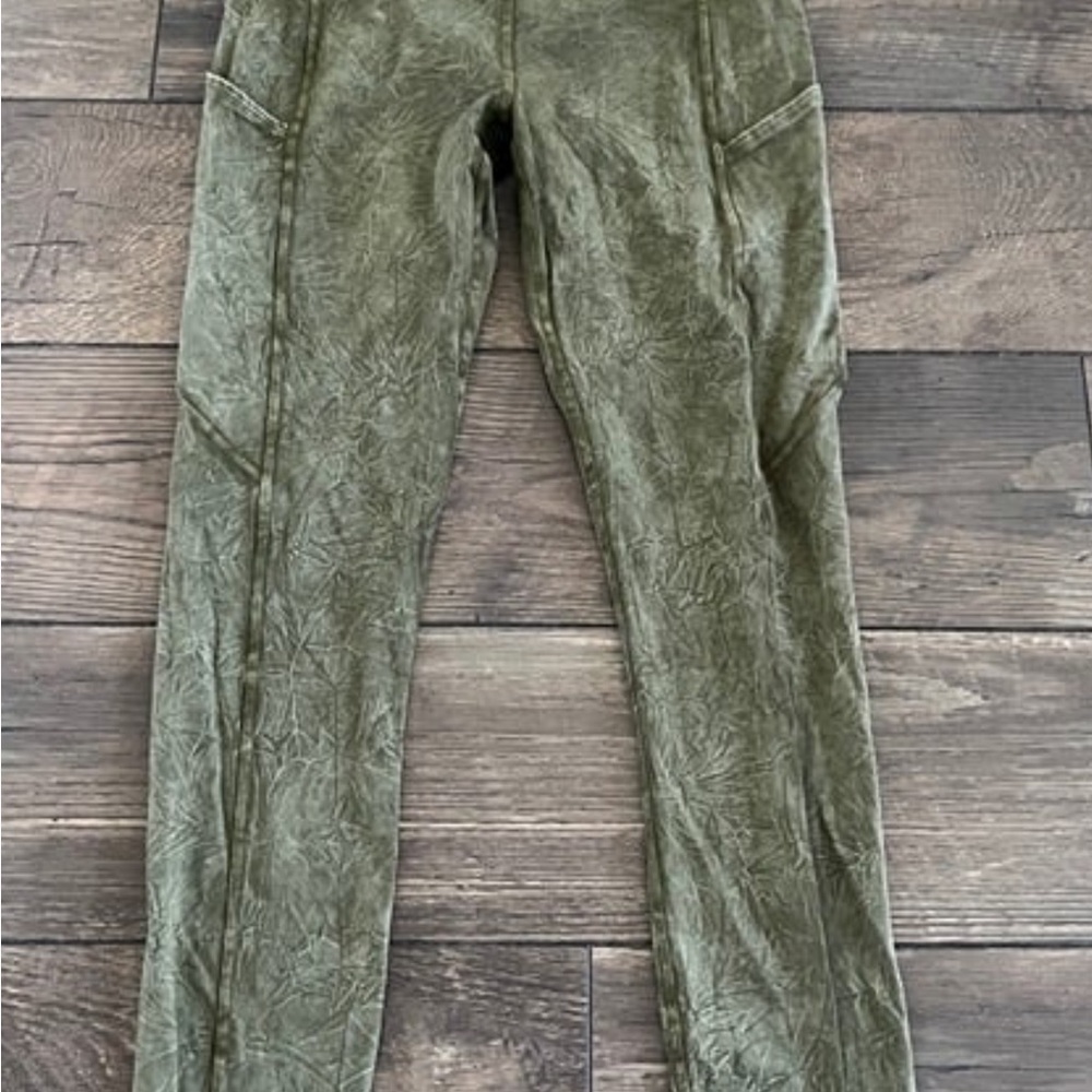 lululemon athletica Olive Green Leggings